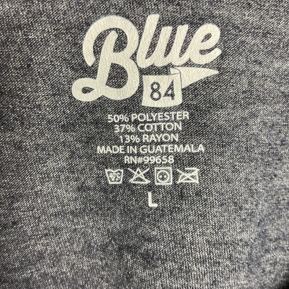 Blue 84 Cabbage Key Florida Printed Manatee tee Large - Picture 4 of 7